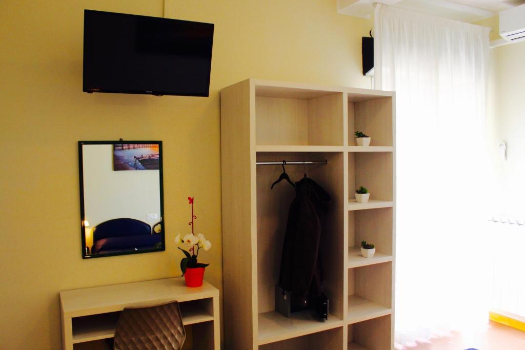TV a/nebo společenská místnost v ubytování Hotel Fedora Rimini