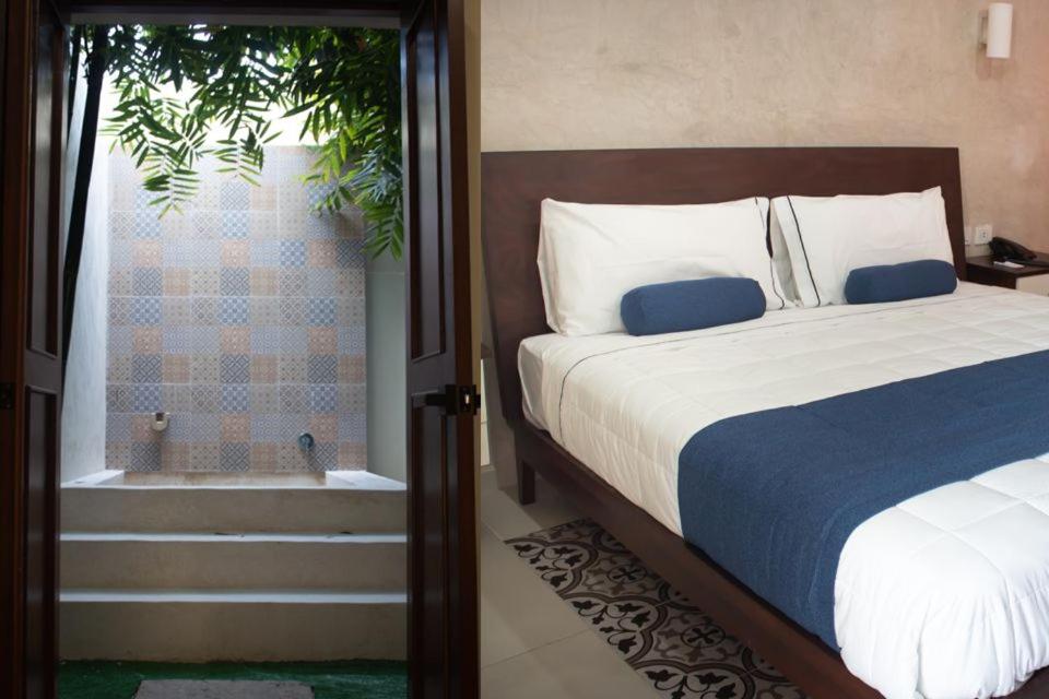 Postel nebo postele na pokoji v ubytování Hotel Las Monjas