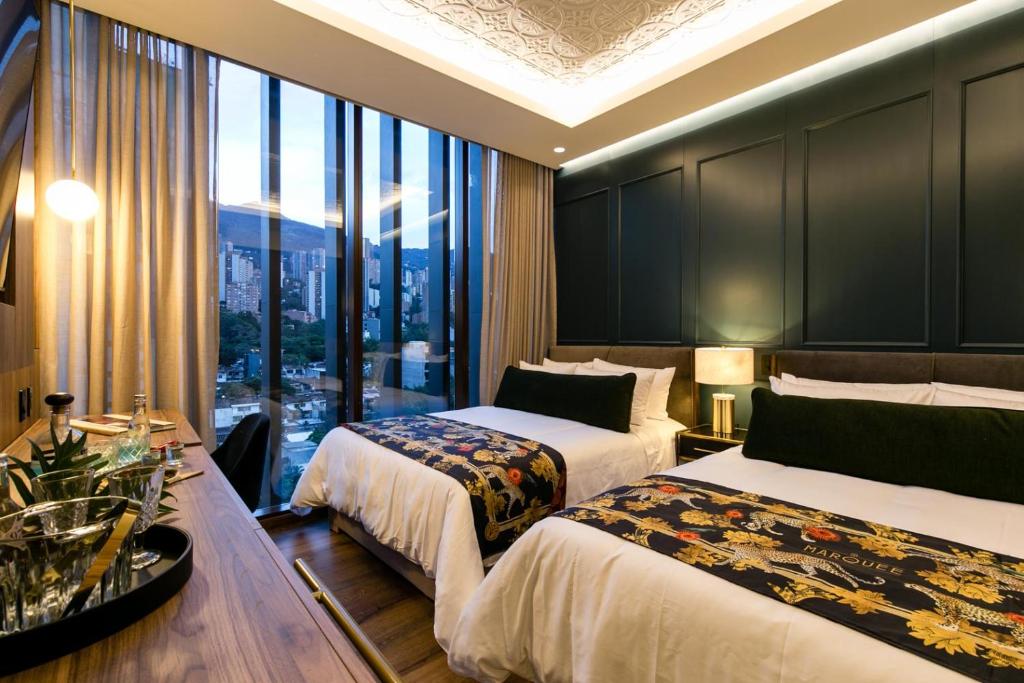 Hotel Marquee Medellín - 二 重 の ベッド の ある デラックス ・ ルーム