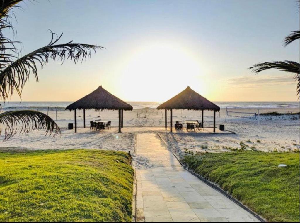  TerraMaris Apartamento Beira Mar Pé na areia