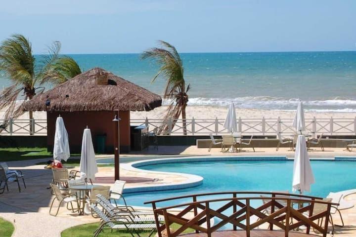  TerraMaris Apartamento Beira Mar Pé na areia
