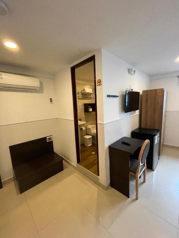 Kuchyň nebo kuchyňský kout v ubytování Apartahotel Marbella