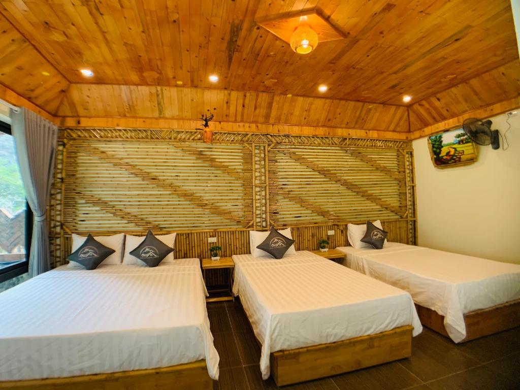 Trang An Peaceful Homestay - 豪华平房与花园景观