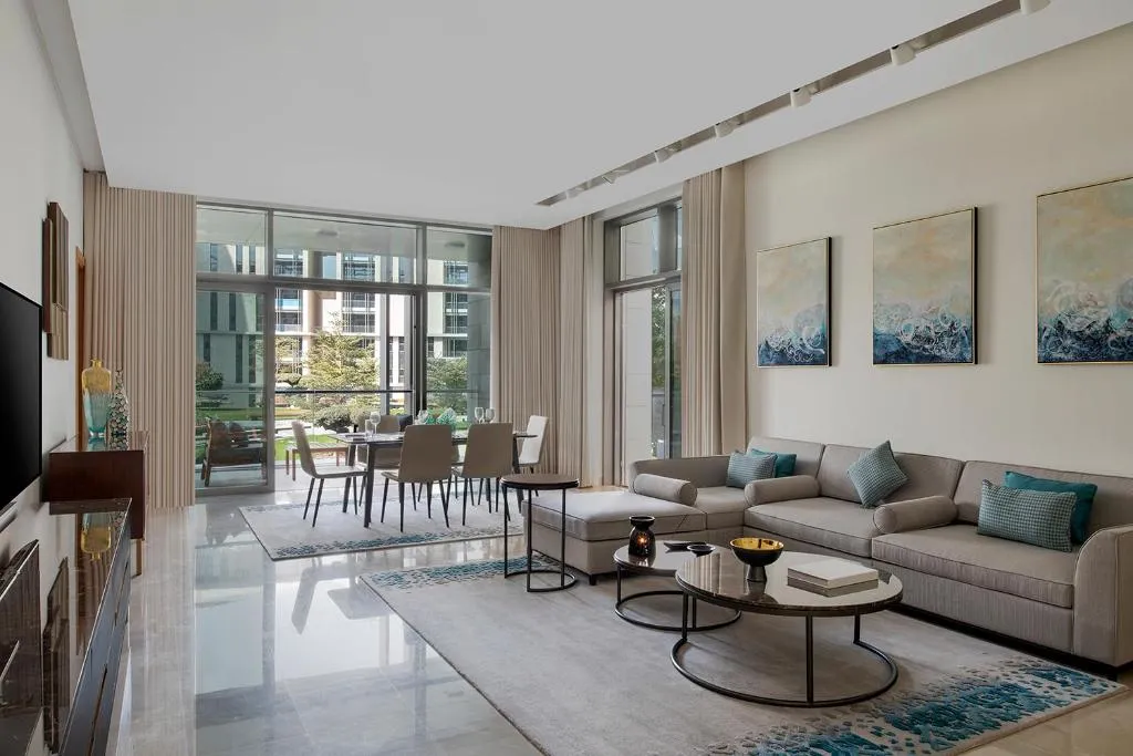 Two-Bedroom Bliss Residence with Daily Access to Doha Quest for 2 Adults and 2 Kids and QAR 200 credit voucher per night