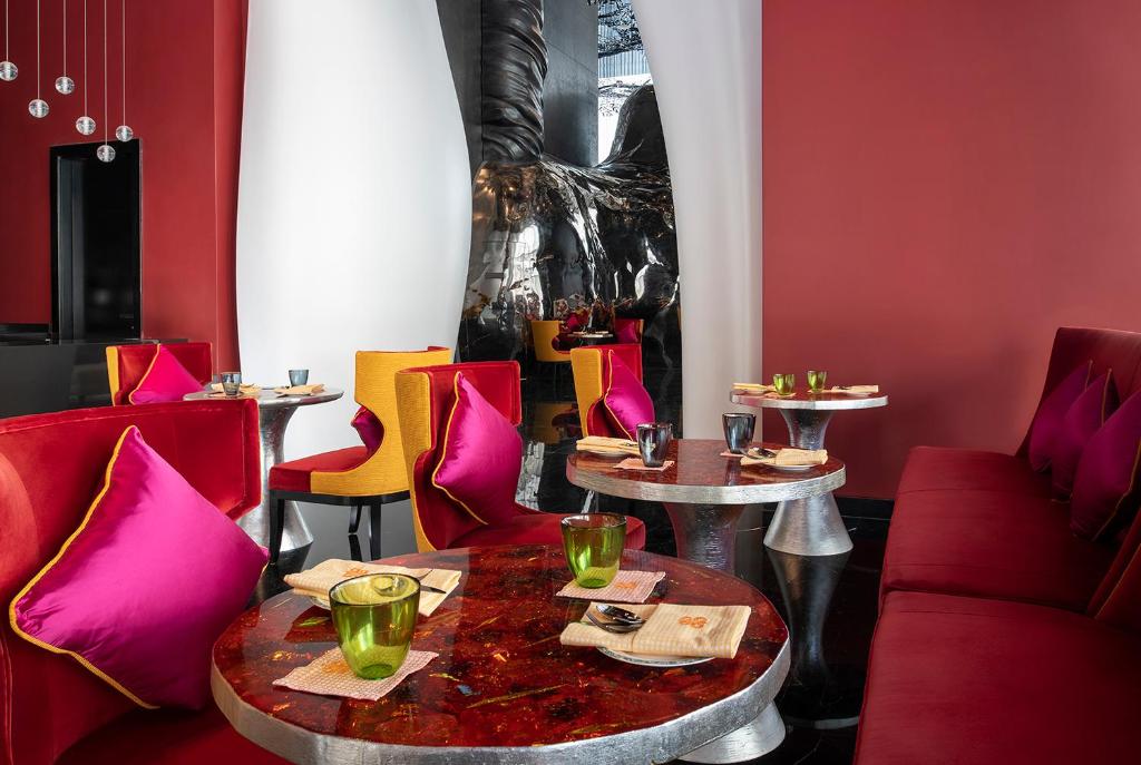Predel za sedenje v nastanitvi Banyan Tree Doha At La Cigale Mushaireb