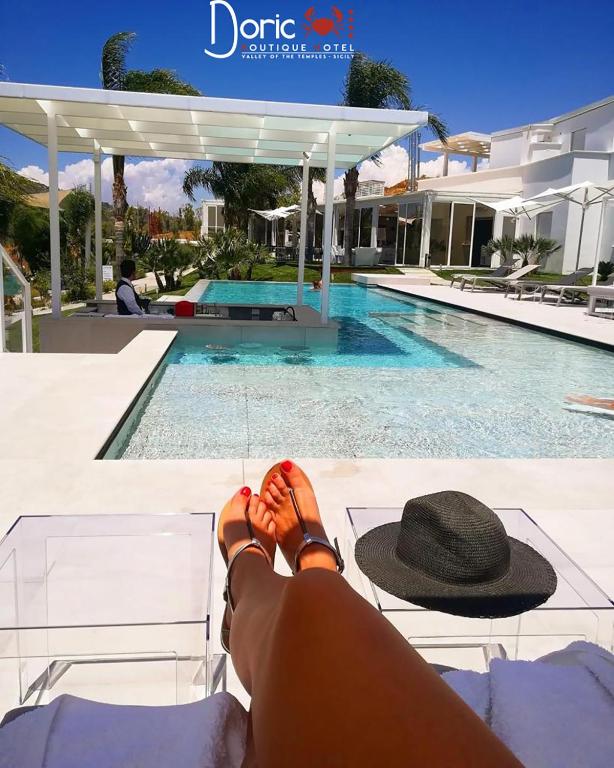 Bazén v ubytování Doric Eco Boutique Resort & Spa - Sicily nebo v jeho okolí