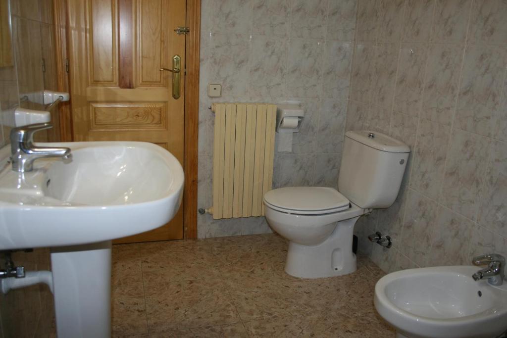 Koupelna v ubytování Fonda Naval