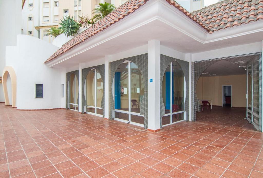 The facade or entrance of Sea view apartment, shared pools, Estepona, 60 m²