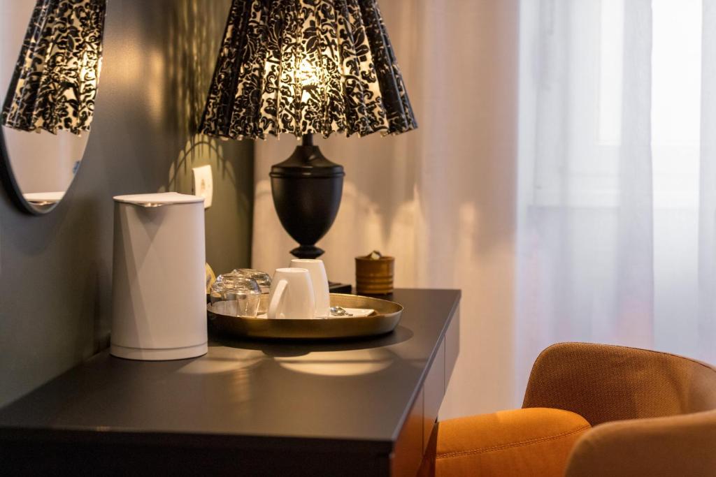 Posezení v ubytování Aborda Rooms