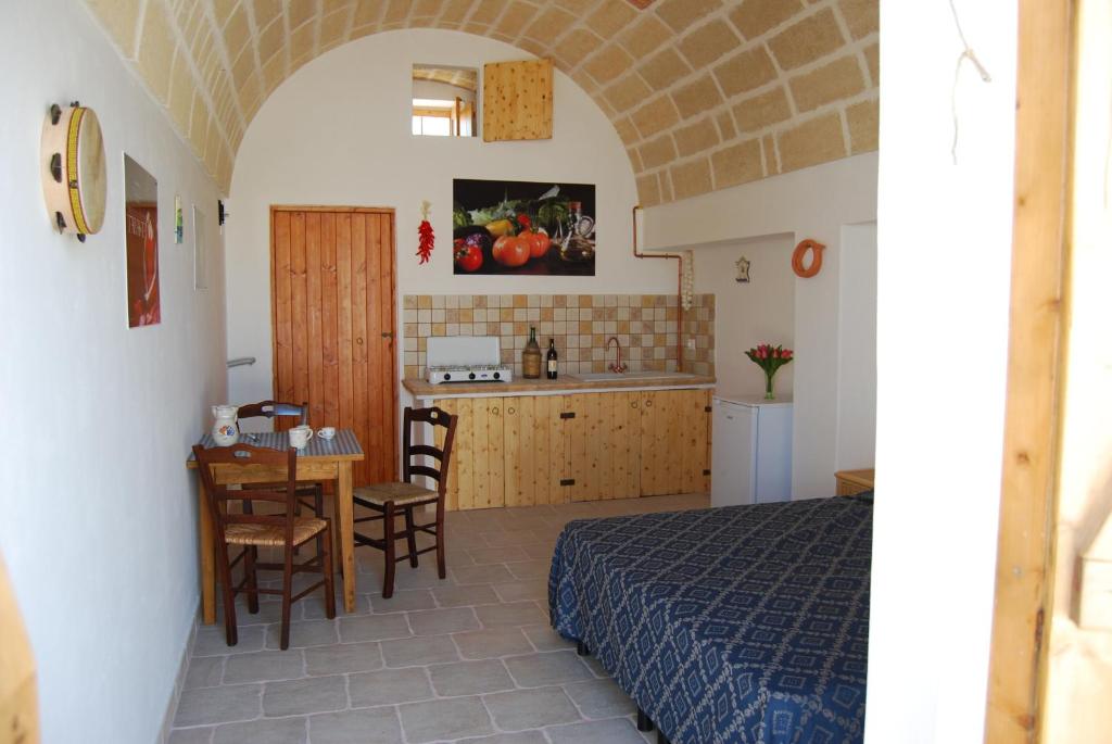 Kuchyň nebo kuchyňský kout v ubytování Terra di Leuca
