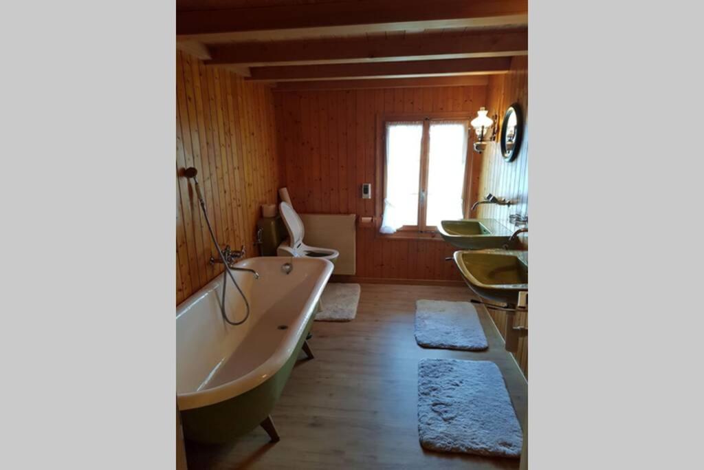 Posezení v ubytování Bauernhaus mit Charme, Traumaussicht und Sauna