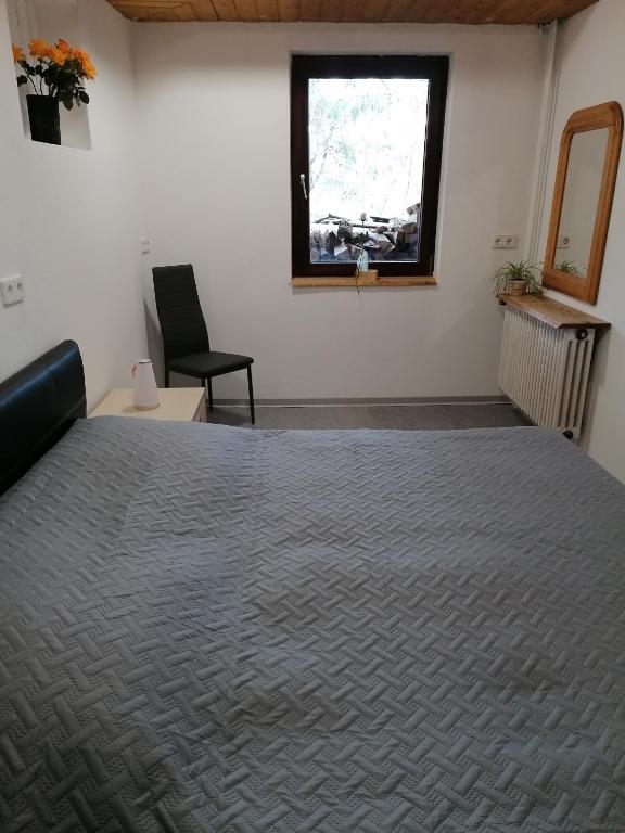 Postel nebo postele na pokoji v ubytování Schwarzwald Appartement