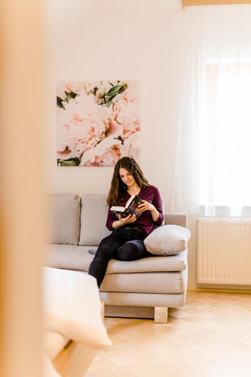Posezení v ubytování Gästezimmer Das Hambammer