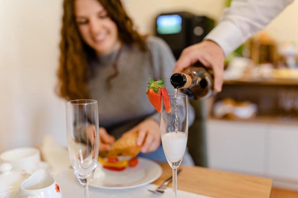 Nápoje v ubytování Gästezimmer Das Hambammer