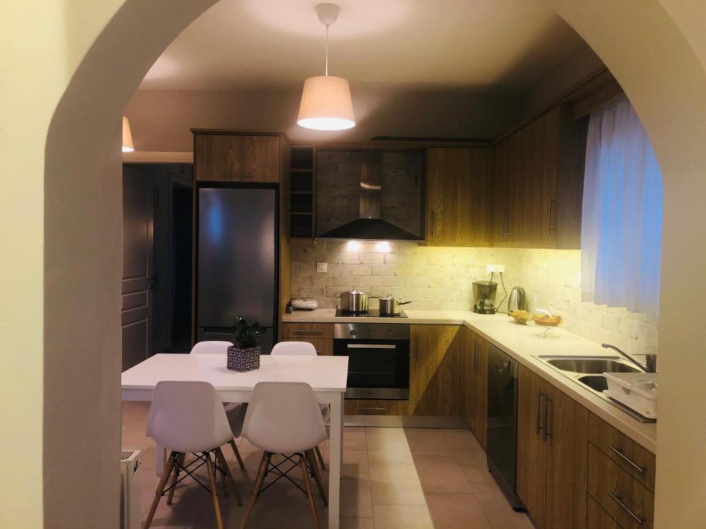 Kuchyň nebo kuchyňský kout v ubytování Villa Marietta