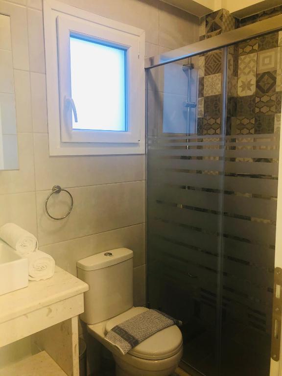 Koupelna v ubytování Villa Marietta