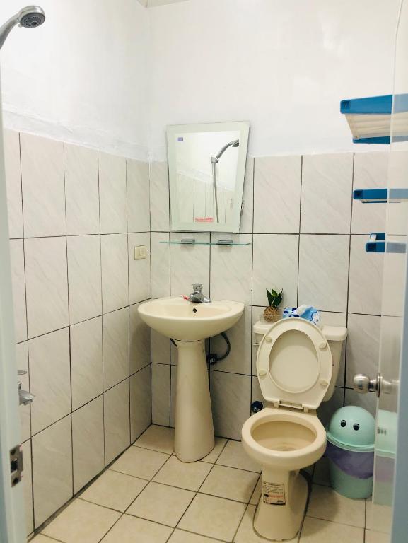 Koupelna v ubytování DoDoWu Homestay