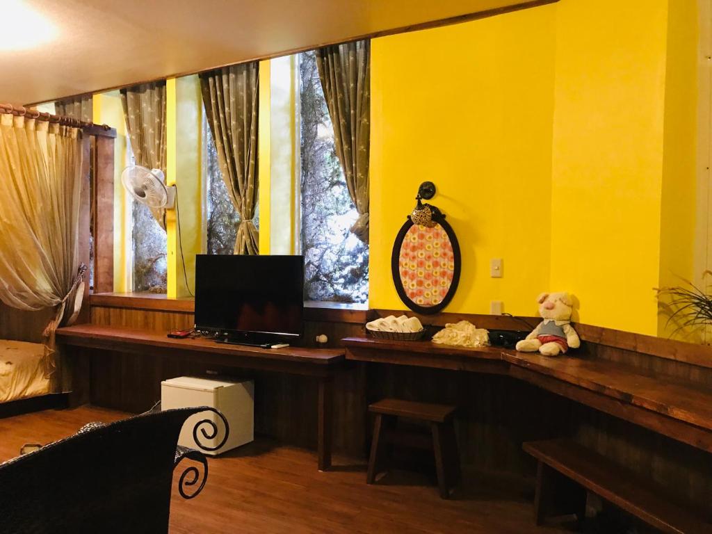 TV a/nebo společenská místnost v ubytování Puli Town B&B