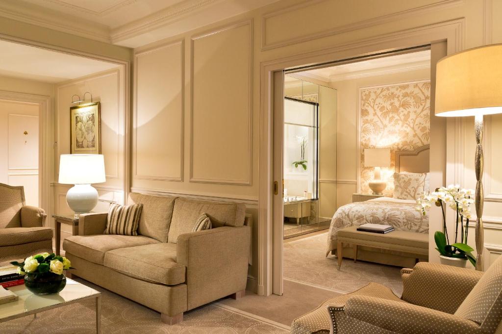 Posezení v ubytování Beau-Rivage Palace