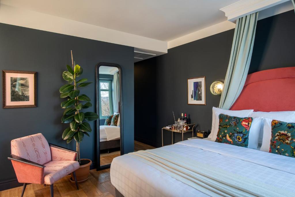 Postel nebo postele na pokoji v ubytování Communal Hotel Plekhanovi