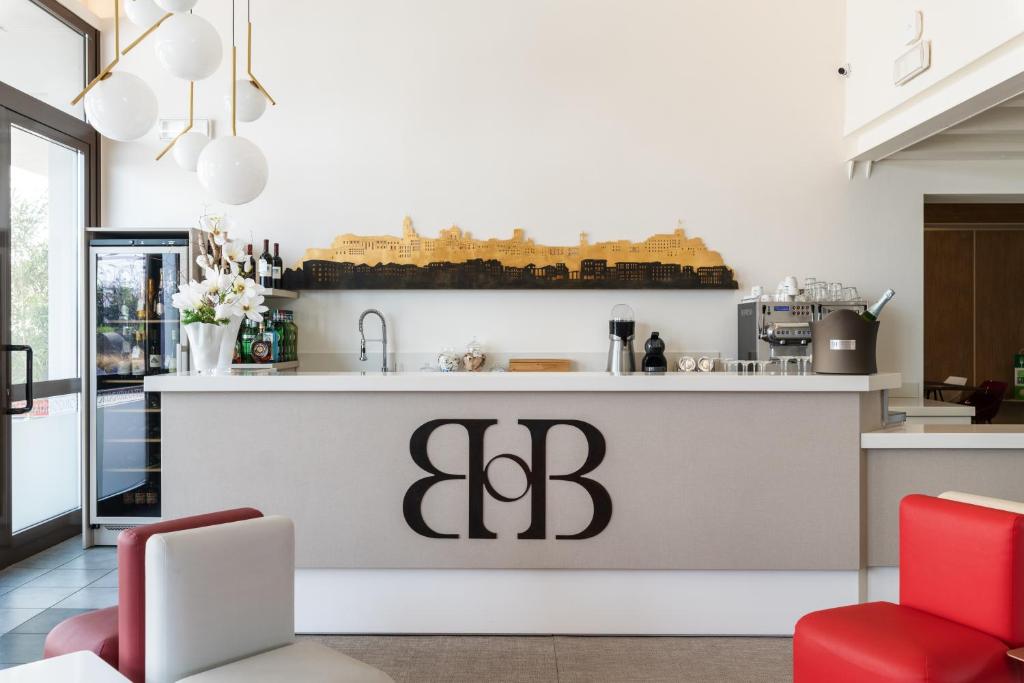 Kuchyň nebo kuchyňský kout v ubytování Hotel Borgo Brianteo