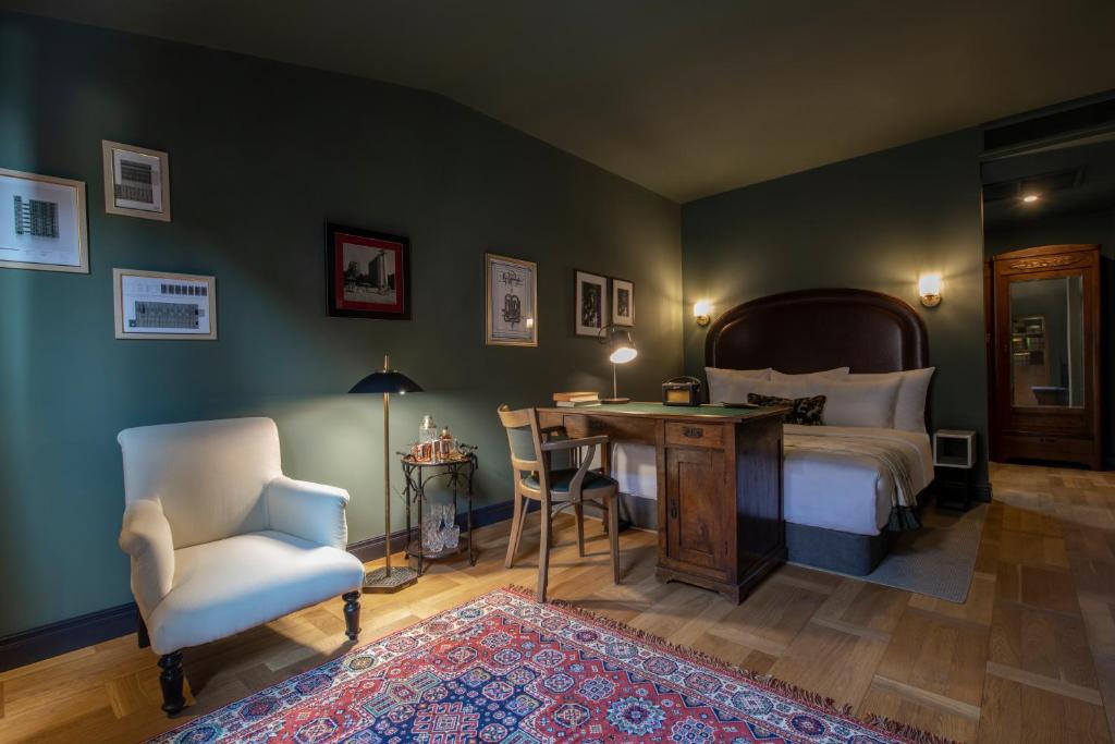 Postel nebo postele na pokoji v ubytování Communal Hotel Plekhanovi