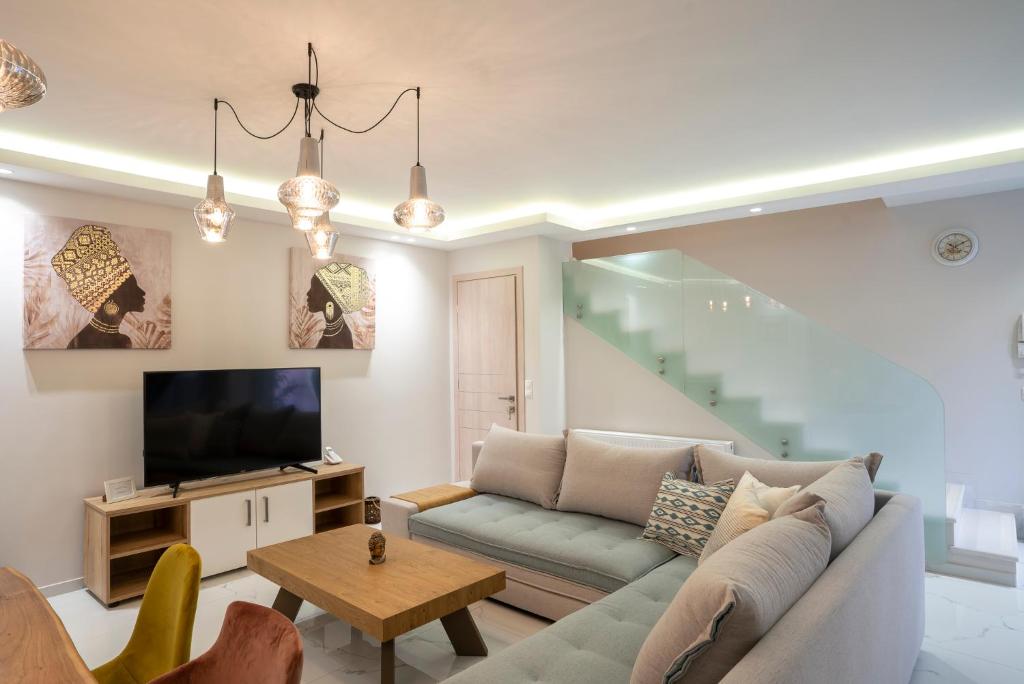 Posedenie v ubytovaní Villa Helxis