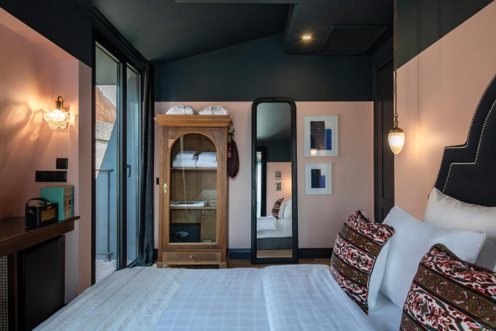 Postel nebo postele na pokoji v ubytování Communal Hotel Plekhanovi