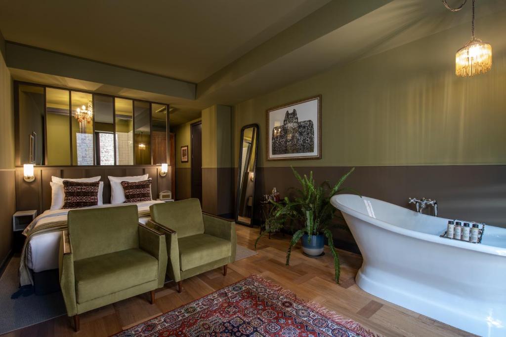 Koupelna v ubytování Communal Hotel Plekhanovi