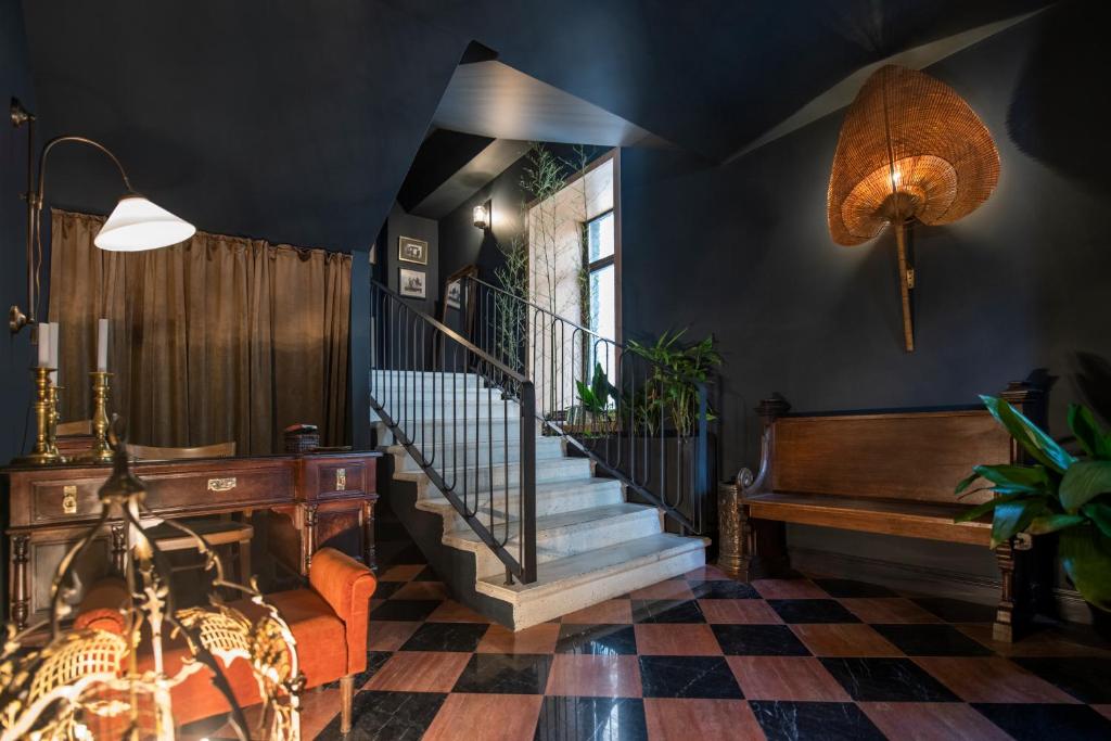 Posezení v ubytování Communal Hotel Plekhanovi