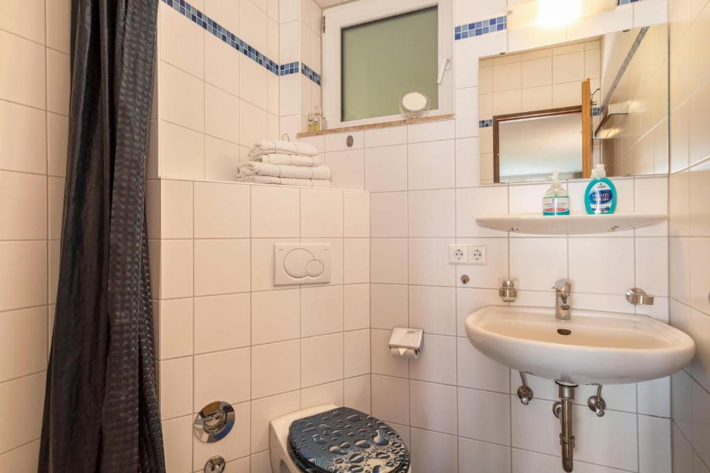 Koupelna v ubytování Appartment Panoramablick
