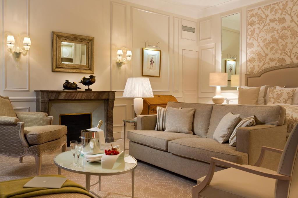 Posezení v ubytování Beau-Rivage Palace