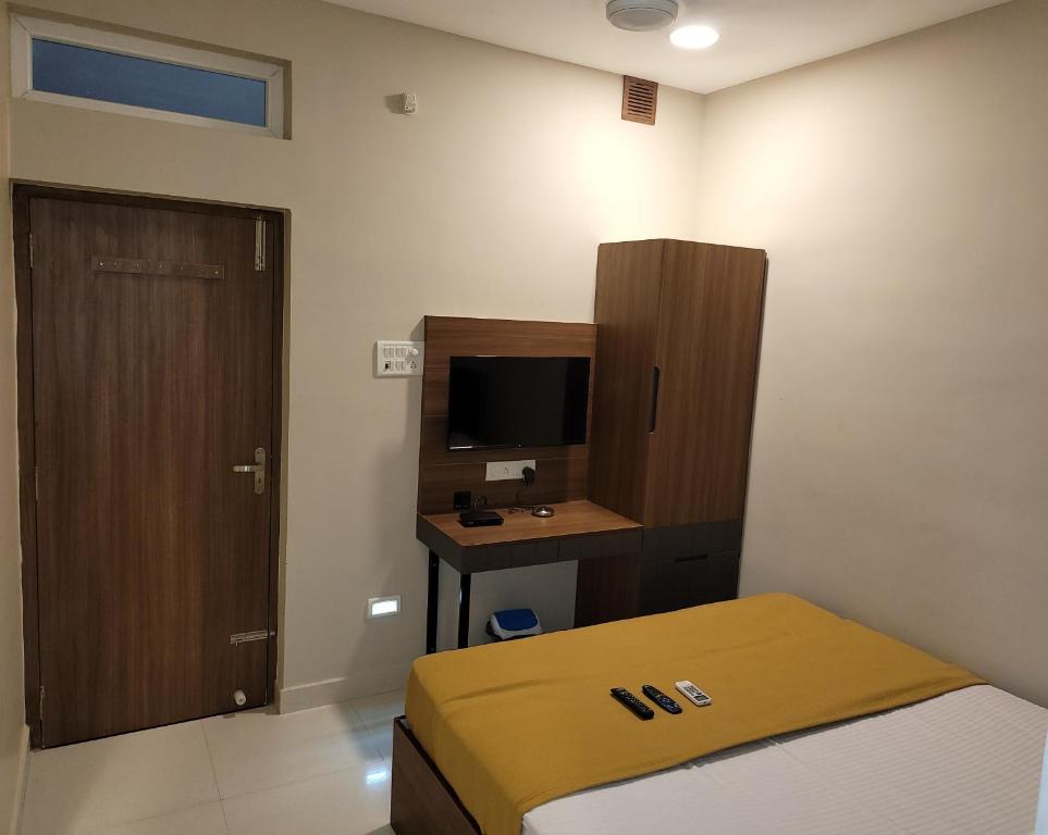 Postel nebo postele na pokoji v ubytování M Square