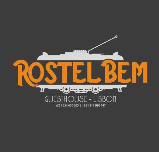 a logo for a restaurant with a tank on it at Rostelbem Guesthouse Lisbon in Lisbon