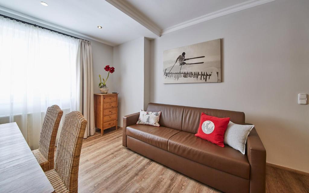 Posedenie v ubytovaní Hüttl Relax Appartements