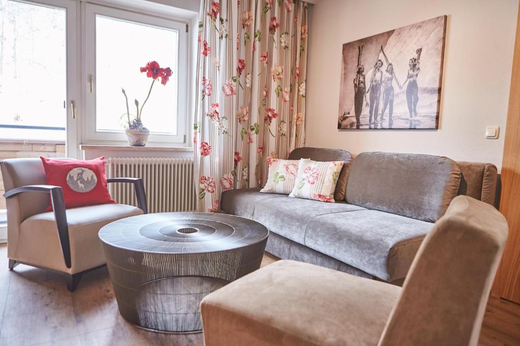 Posedenie v ubytovaní Hüttl Relax Appartements