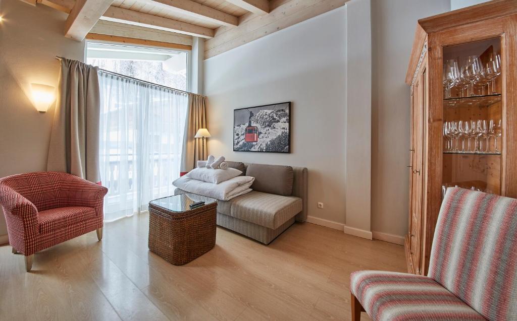 Posedenie v ubytovaní Hüttl Relax Appartements