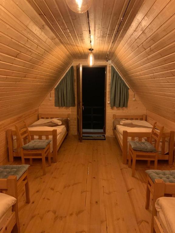 Postel nebo postele na pokoji v ubytování Cottage in Juta