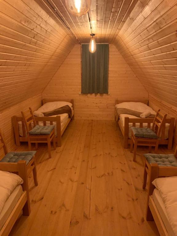Posezení v ubytování Cottage in Juta