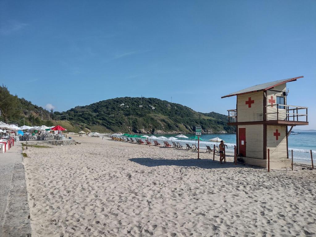  Pé na areia na Prainha (1 suíte) e 2 vagas de garagem