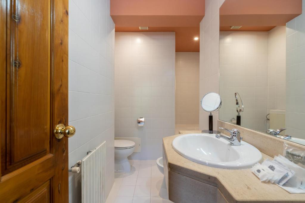 Koupelna v ubytování Hotel Carvalho Araujo