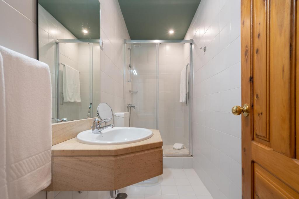 Koupelna v ubytování Hotel Carvalho Araujo