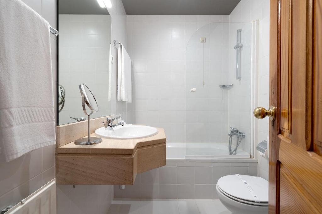 Koupelna v ubytování Hotel Carvalho Araujo