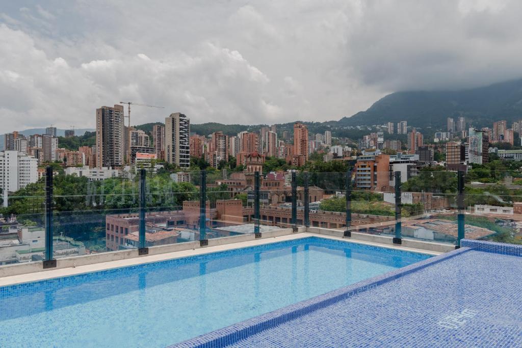 Bazén v ubytování Masaya Medellin nebo v jeho okolí