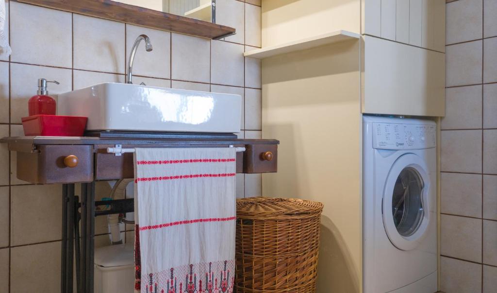 Kuchyň nebo kuchyňský kout v ubytování Athor Villa