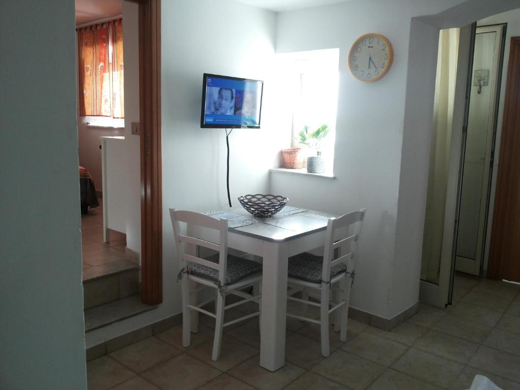 Televízia a/alebo spoločenská miestnosť v ubytovaní Porta Nuove Vacanze