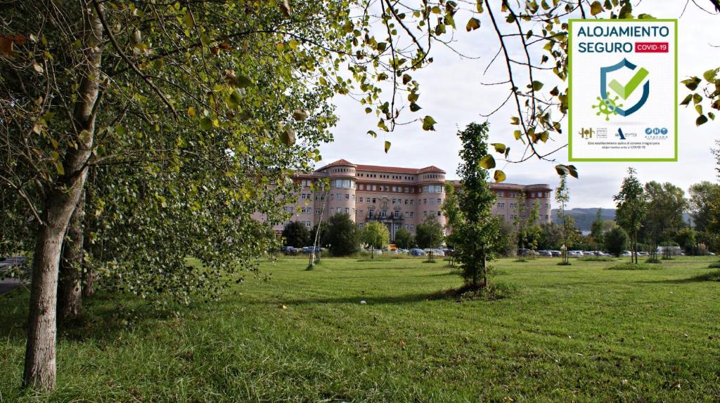 Zahrada ubytování Hotel Seminario Aeropuerto Bilbao