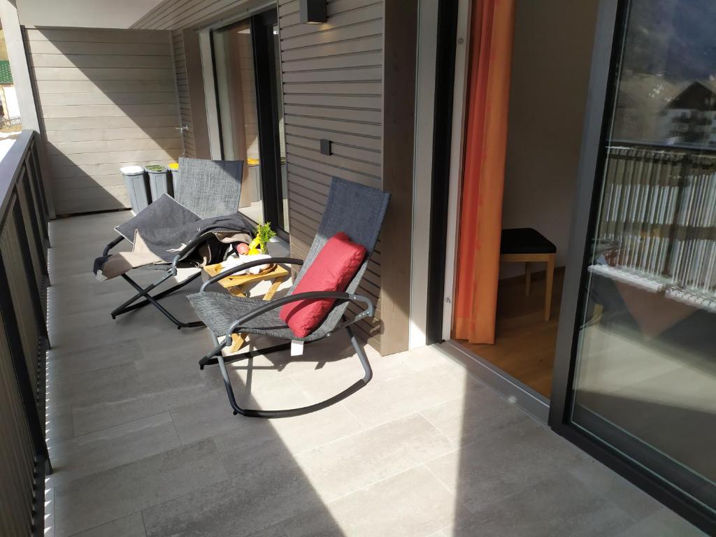 Posezení v ubytování Apartments Ban Guggugg