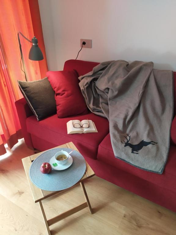 Posezení v ubytování Apartments Ban Guggugg
