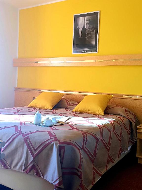 Postel nebo postele na pokoji v ubytování Hotel Antares